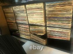 1700 DJ Vintage Vinyl 12 and 7 45's Records, CD's Collection mostly from t80s