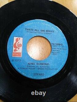 1973 King Diamond A Message To The Black Woman/Thats All She Wrote Power House