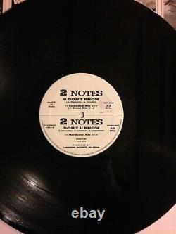 2 NOTES U DON'T KNOW Technology TECHNO 12.112 VINYL 12 ITALY 1991 NM