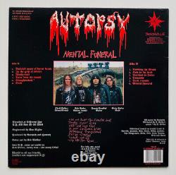 AUTOPSY. Mental funeral LP 1. Press 1991 Bolt Thrower Death Obituary Deicide