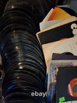 Around 250 Small 60s, 70s, and 1980s Vintage Vinyl Records