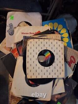 Around 250 Small 60s, 70s, and 1980s Vintage Vinyl Records