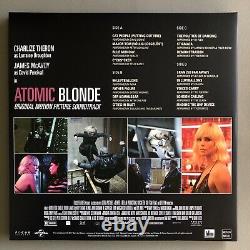 Atomic Blonde Soundtrack 2LP Vinyl Record Colored Blue Yellow Swirl MONDO