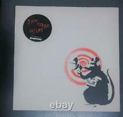 Banksy Radar Rat Dirty Funker Grey/Red Vinyl Album Art Print -1/500 2008