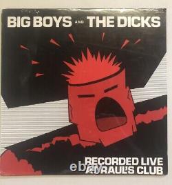 Big Boys and The Dicks Live At Raul's Club SEALED ORIGINAL LP 1980 Rare Punk VTG