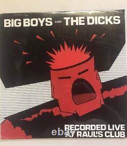 Big Boys and The Dicks Live At Raul's Club SEALED ORIGINAL LP 1980 Rare Punk VTG