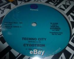 Cybotron Techno City Promo 1984 Fantasy Records 3070 Juan Atkins Detroit Techno