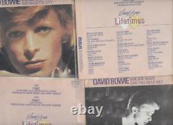 DAVID BOWIE Lifetimes UK Set Lot of 20 Pic Sleeve 45's. NEW