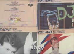 DAVID BOWIE Lifetimes UK Set Lot of 20 Pic Sleeve 45's. NEW