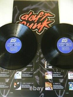 Daft Punk Vinyl Set X4 Homework LP Embossed Da Funk Around The World 12 Pristine