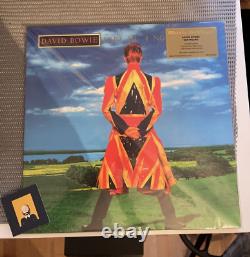 David Bowie Earthling MOVLP815 Blue Numbered 001415 Vinyl Good Condition