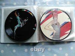 David Bowie Fashions 21 Track 10 x Vinyl 7 PICTURE DISC Set In Picture Wallet