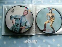 David Bowie Fashions 21 Track 10 x Vinyl 7 PICTURE DISC Set In Picture Wallet
