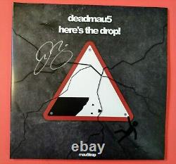 Deadmau5 Heres The Drop Vinyl Autographed Signed Joel Zimmerman Limited to 30