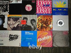 JOBLOT 64 x 7 SINGLES 45rpm LATE 80's EARLY 90's DANCE HOUSE TRANCE INC PROMOS