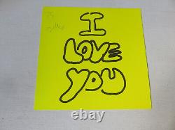 JOCKSTRAP I Love You Jennifer B RARE YELLOW VINYL LP & SIGNED PRINT RT0329LPE2