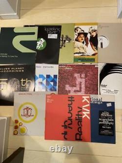Japan Used Record Analog Record 90 Piece Set House Techno Lots Of Dance