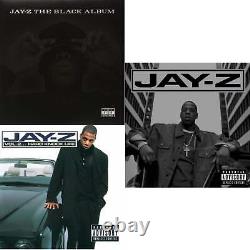 Jay-Z Black Album & Vol. 2 Hard Knock Life (Exp) & Life New LP Vinyl Bundle