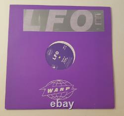 LFO LFO 12 Vinyl UK Import NM WARP WAP5 LIGHT PURPLE SLEEVE