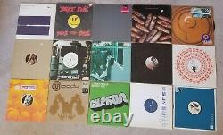 Lot of 15 UK DJ vinyl records Deep House Techno