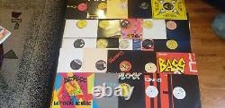 Lot of 25 1980s DJ Club VINYL RECORD Electronic, drum, bass Frankie Bones, etc