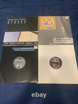 Lot of 50 techno vinyl records EDM