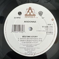 MADONNA Bedtime Story RARE LTD ED METALLIC SLEEVE 12 33rpm UK 1995 EX/EX