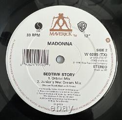 MADONNA Bedtime Story RARE LTD ED METALLIC SLEEVE 12 33rpm UK 1995 EX/EX