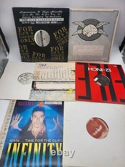 MIXED LOT OF 20 Vinyl records from DJ collection House Trance Remixes + lp 90s