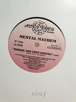 Mental Mayhem Where Are They Hiding/Joeys Riot 12 Cat no AT-4 Oldskool/Techno