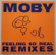 Moby Signed Feeling So Real Remixes Vinyl Record Sketch Techno EDM LEGEND RAD