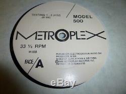 Model 500 Testing 1-2 Original 1986 Metroplex Records M-005 Detroit Techno