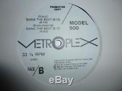 Model 500 Testing 1-2 Promo 1986 Metroplex Records M-005 Detroit Techno