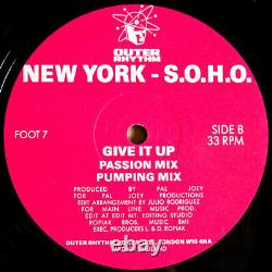 New York S. O. H. O. Hot Music / Give It Up 12 Vinyl NM UK Import Outer Rhythm