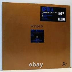 OPTICA visions of zxylon ep 12 INCH VG+/VG, KINT 10, vinyl, trance, techno, 1993