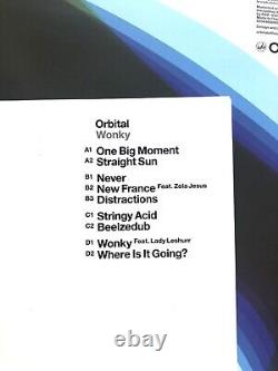 ORBITAL WONKY 2x LP DOUBLE VINYL HAND SIGNED 1st PRESSING 2012 AUTOGRAPHED
