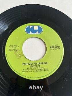 Patrizia Pellegrino Matta-a 45 Rare 1982 1st Press, Euro-disco, Italo Disco