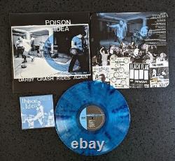 Poison Idea, Darby Crash Rides Again LP 2024 Remaster BLUE SMOKE Vinyl w DVD NEW