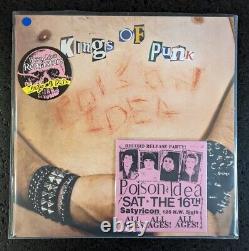 Poison Idea, Kings of Punk 2024 Remaster BLUE Vinyl w Bonus DVD, Limited To 100