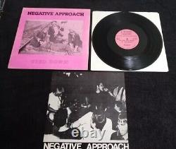 Punk Metal Vinyl Lot of 6 Negative Approach G. B. H. Cro-Mags 7 Seconds Meatmen