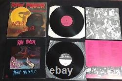 Punk Metal Vinyl Lot of 6 Raw Power Agression Overkill Free Shipping