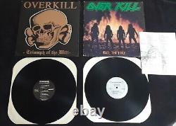 Punk Metal Vinyl Lot of 6 Raw Power Agression Overkill Free Shipping