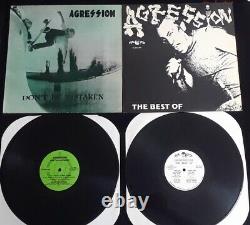 Punk Metal Vinyl Lot of 6 Raw Power Agression Overkill Free Shipping