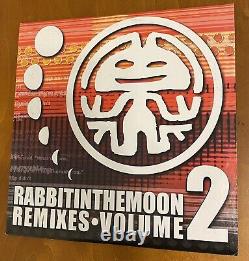 RABBIT IN THE MOON-Volume 2-Remixes-VINYL-3 Record set-MONK-TAMPA 90s RAVE