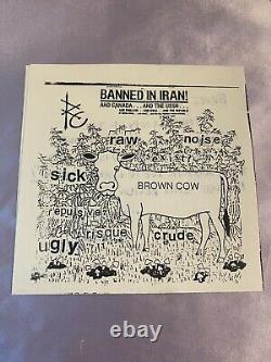 RC Brown Cow Airburst Prod 1989 #0102 Handwritten Note By Tumor 7 Vinyl Record