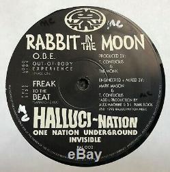 Rabbit In Moon O. B. E. Out Of Body Experience HAL 002 12 Breakbeat Trance Vinyl