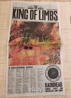 Radiohead The King Of Limbs Newspaper, 2 x 10 Vinyl, CD Special Edition (2011)