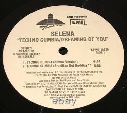 SELENA- Techno Cumbia/Dreaming Of You PROMO! RARE! EMI Records SPRO-10629. NM