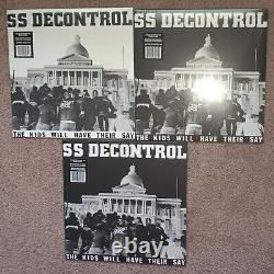 SS DECONTROL The Kids Will Have Their Say LPs Lot of 3 Colors WHITE, PINK, ORANG