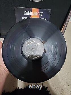 Samhain III November Coming Fire Lp Vinyl OG 1988 2nd Translucent Press VG/VG